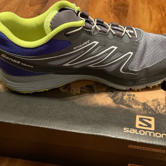 ❌❌❌SOLD❌❌❌WOMENS SALOMON SENSE MANTRA 2 TRAIL RUNNING SHOE SZ 8 - Picture 4 of 11